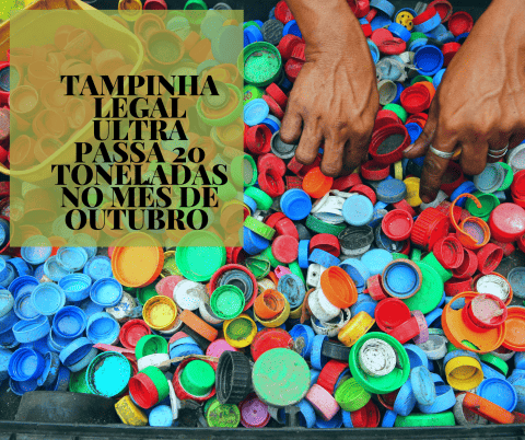Volume representa mais de R$ 10 mil em recursos destinados para o terceiro setor, através das coletas de tampas plásticas em diversas cidades do Brasil